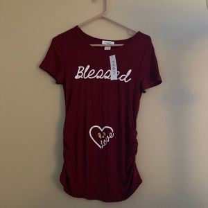 Small maternity shirt